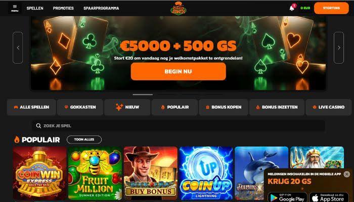 Casino scherm 2